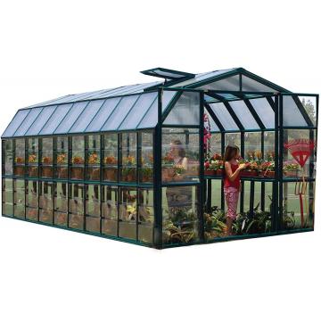 Grow tenda Horticultural Glass House Wide Aluminium