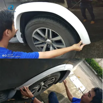Matte Black Universal Fender Flares Kit for Fortuner 2015 (4x4)