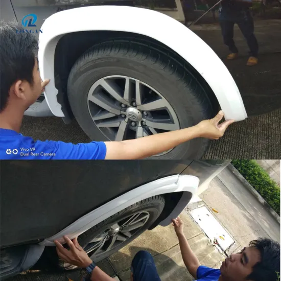 Matte Black Universal Fender Flares Kit for Fortuner 2015 (4x4)