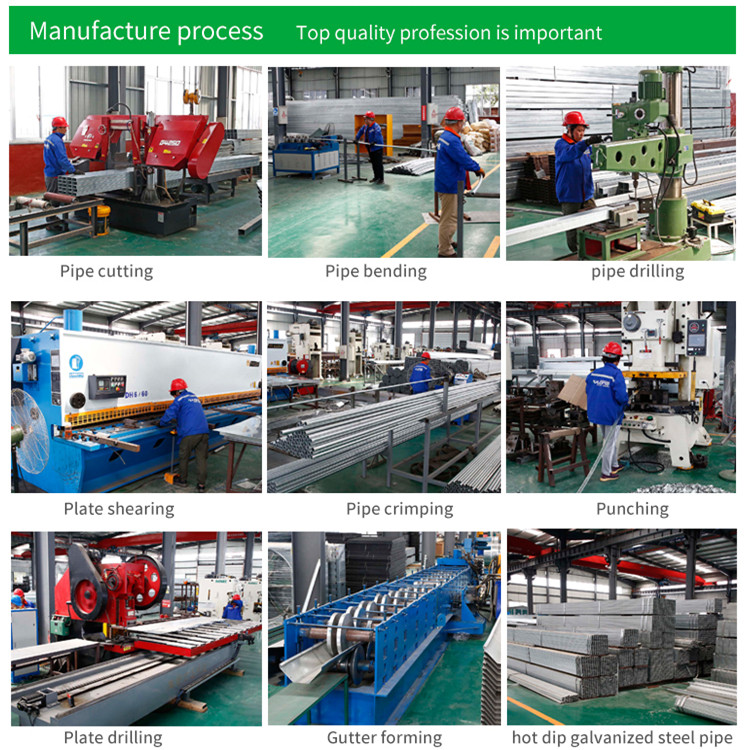 multi span greenhouse workship production line