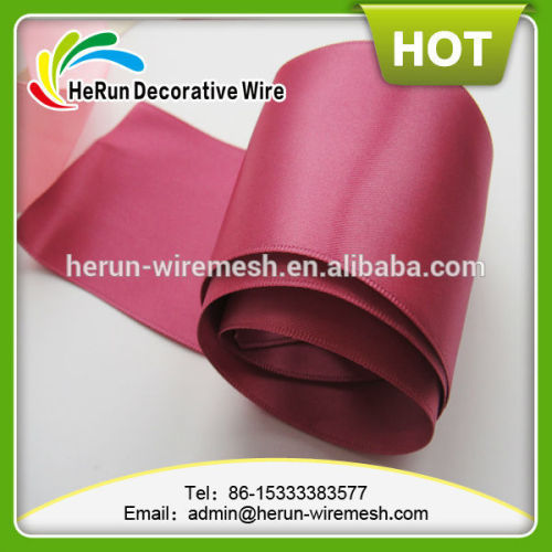 High quality double faced polyester satin ribbon