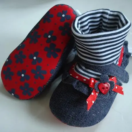 Warm Baby Prewalker Shoes Of Gilrs With Sock