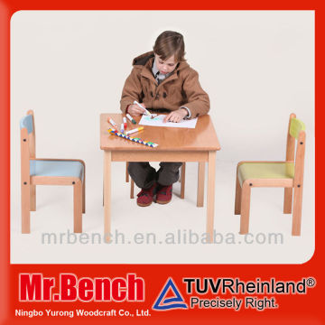 KD chidren table of solid wood for European