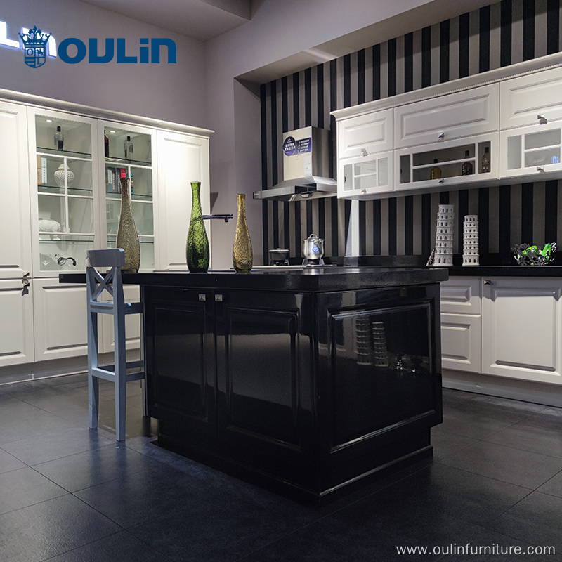 Modern design high gloss lacquer Kitchen Cabinet