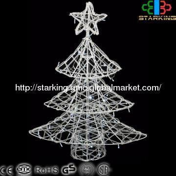 3D LED christmas tree motif light