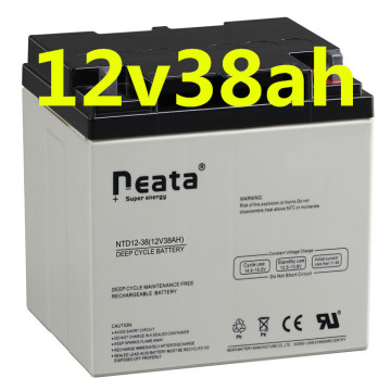 Neata 12 Voltage 38ah and solar power storage battery Usage Storage Batteries