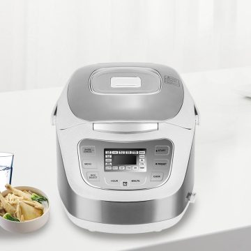 Aluminum Disc Rice Cooker 5L - Luxury Kitchenware Multifunction Electric Rice Cooker