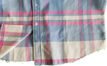 Men Casual Y/d Cotton Flannel Warm Shirt