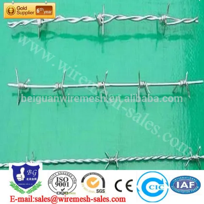 elec galvanized barbed wire