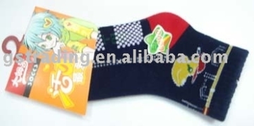 80% cotton,15% spandex,5% nylon,girl's sock with massage