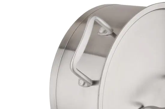 Silver Kitchen Cookware Double Boiler Steamer