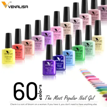 Venalisa Color  Enamel Gel Nail Polish Lacquer