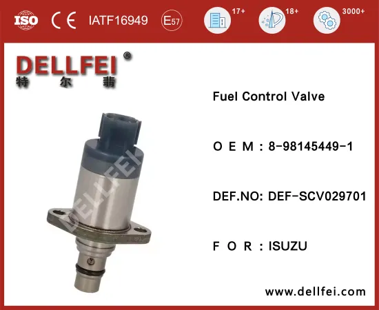 Diesel Fuel Scv Valve 8-98145449-1 for ISUZU