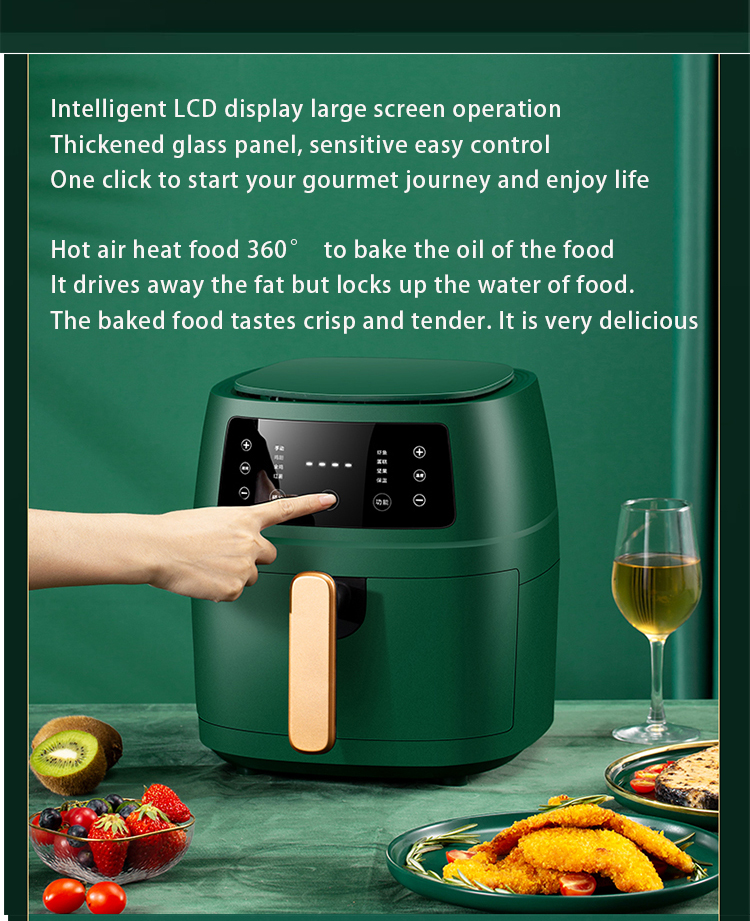 Smart digital nutricook air fryer free oil 6L