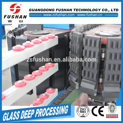 Fushan 8 Spindles PLC Control Flat Glass Bevelling Grinding Machine