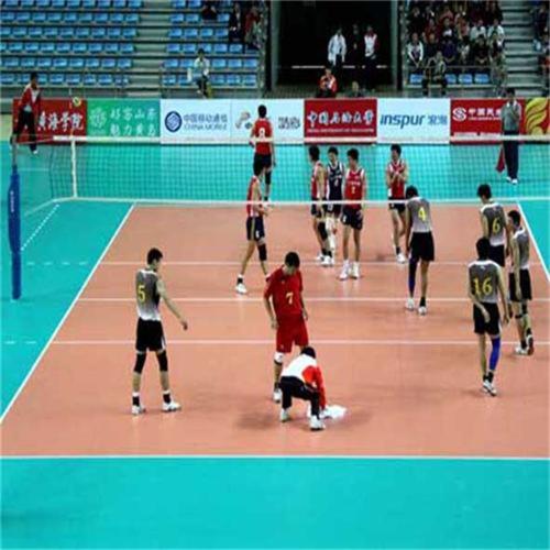 FIVB getestete professionelle Indoor -PVC -Volleyballboden