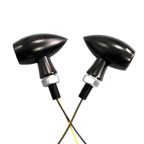 યુનિવર્સલ મોટરસાયકલ એલઇડી ટર્ન સિગ્નલ લાઇટ્સ નાના બુલેટ ફ્રન્ટ રીઅર બ્લિન્કર્સ પૂંછડી લાઇટ્સ