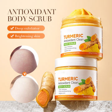Chingo Private Label Custom Logo Organic Turmeric Body Scrub