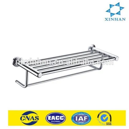 2015 new bath hardware sets,round towel rack,towel shelf chrome