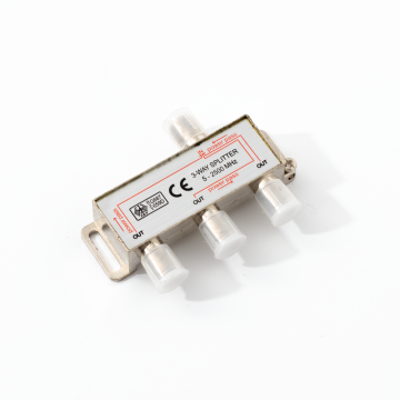 3 Way 5-1000 MHZ Satellite Splitter - 1 Input 3 Output TV Splitter
