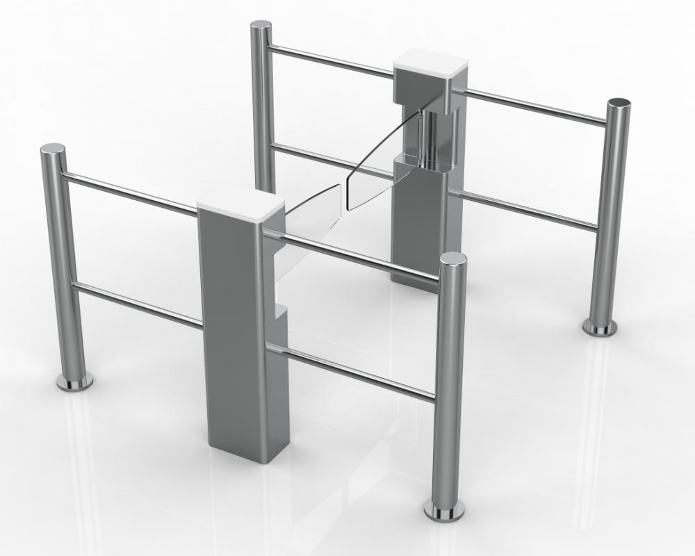 Wide Lane Pedestrian Access Control Swing Gate