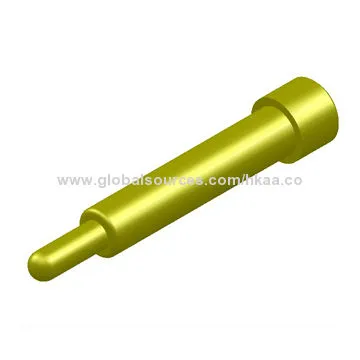 Gold plated brass, pogo connector