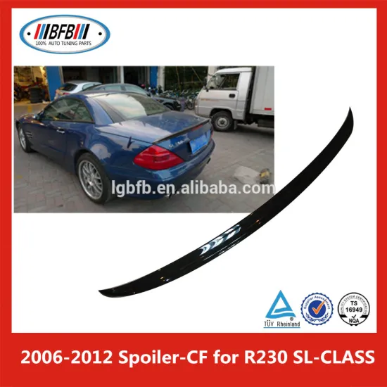 Carbon Rear Wing Fit For B ENZ R230 2006-2012 SL Trunk Spoiler