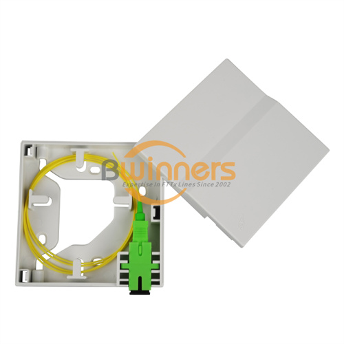 FTTH BOX SC แผงซ็อกเก็ตใยแก้วนำแสง SC With1 Port SC / LC