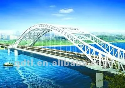 Steel structure space tube truss for bridge