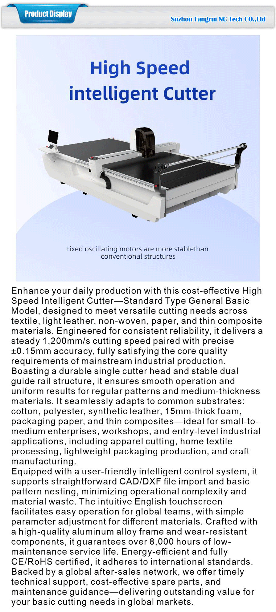 High-speed Cutting Machine -xiangqing1-FR044