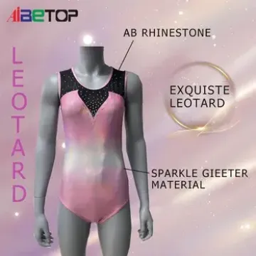 Gradiente spandex sem mangas de ginástica de ginástica para mulheres