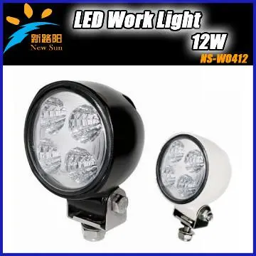 led work lamp 12W fog lights 24V truck Off road light, tractor Trailer
