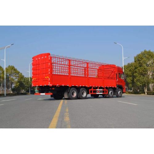 Caminhão de estaca de cerca a granel 8x4 caminhão de transporte de carga