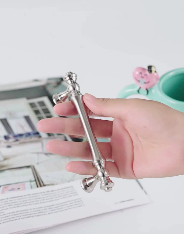 polished chrome drawer pulls