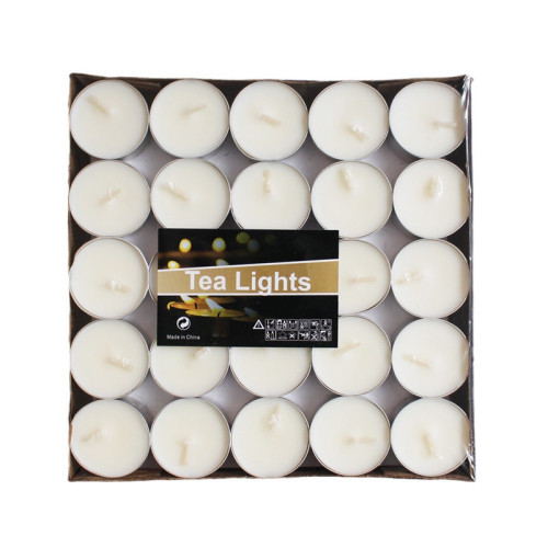 100pcs Flameless tea lights candle packed in box