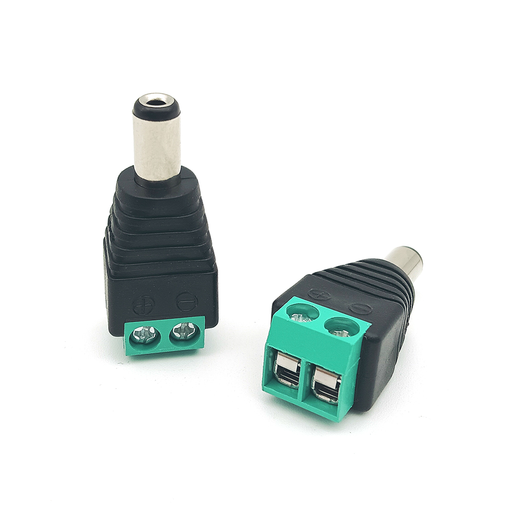 DC Power Plug 5.5x2.1mm Screw Terminal Block Adapter