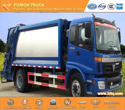 FOTON 4X2 hydraulic compactor truck Euro 3