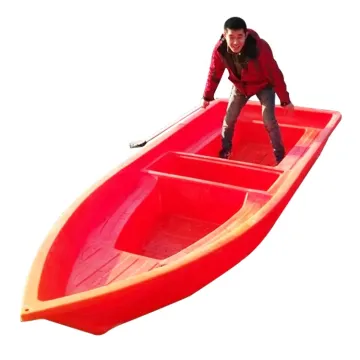 High-Quality Orange Small Plastic Fishing Boats for Sale in China