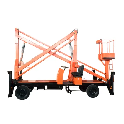 CE Approved Electric Power Hydraulic Drivable Boom Lift