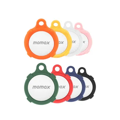 MOMAX Airtag Anti-Loss Positioning Tracker Protective Cover - Silicone Rubber Waterproof Shell