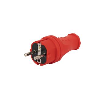 European IP44 Electrical Rubber 2 Pin Plug