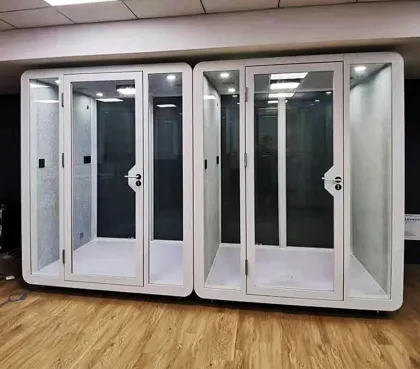 Soundproof indoor mobile work space