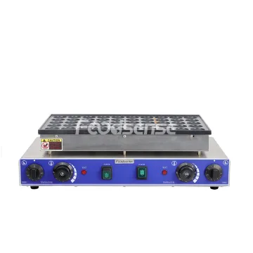 Commercial Muffin Crepe Making Machine Poffertjes Grill Dorayaki Mini Pancake Bake Machine Non-Stick Surface for Bakery