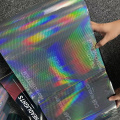 Rainbow Grid Lamp Film Laser