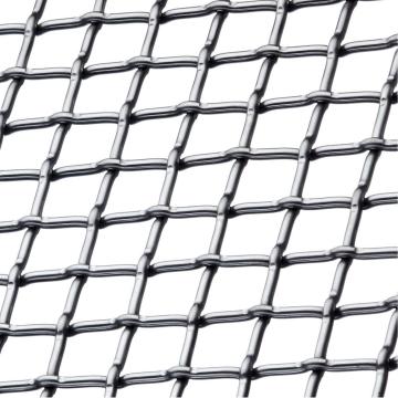 lock crimped Woven wire mesh