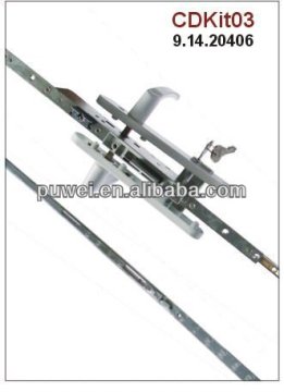 Casement/Sliding Door Lock multipoint bolt door lock for PVC Door Lock 91420406 double handles mortise lock