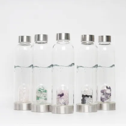450ML Crystal Elixir Infused Gem Water Bottle