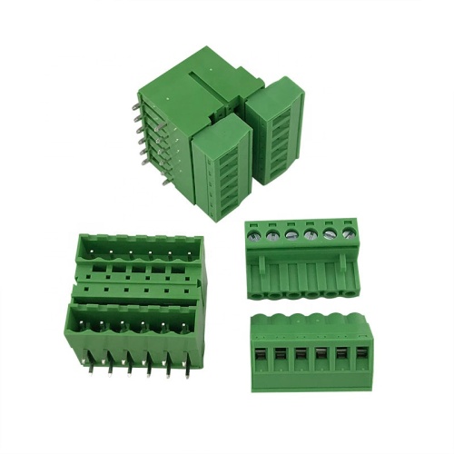 two layer pin male and female terminal block