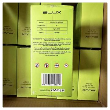 Elux Popular ENE legend 3500 puffs