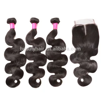 Wholesale Best Selling Virgin Hair Bundles With Lace Closure